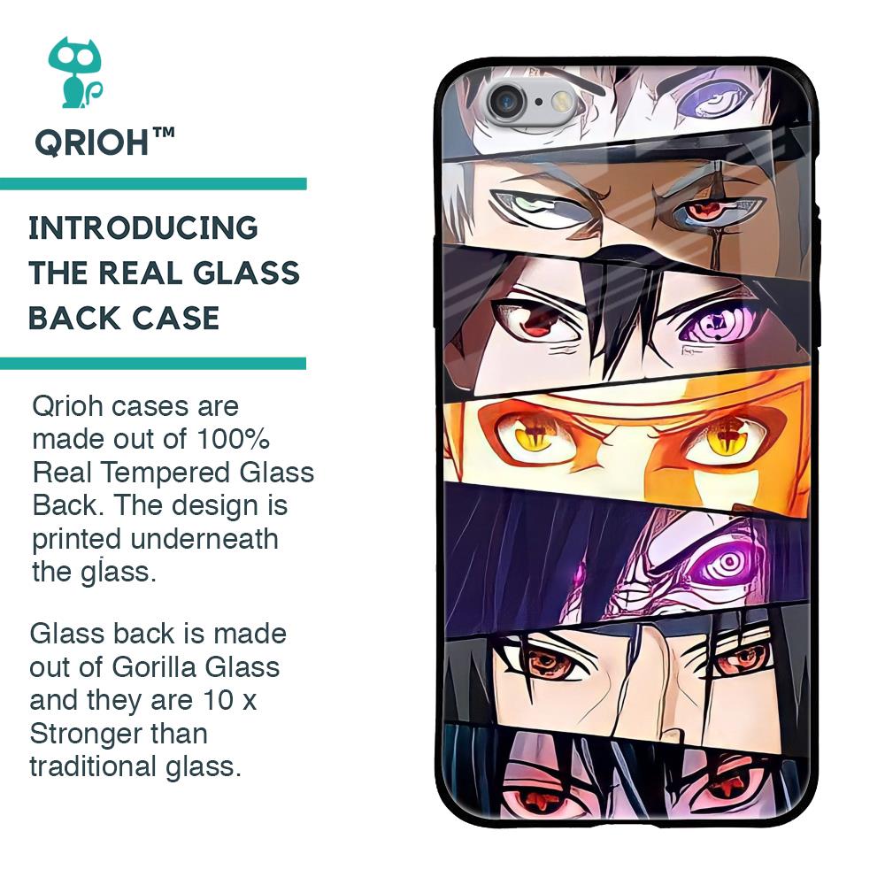 Anime Eyes Glass Case for iPhone 6S