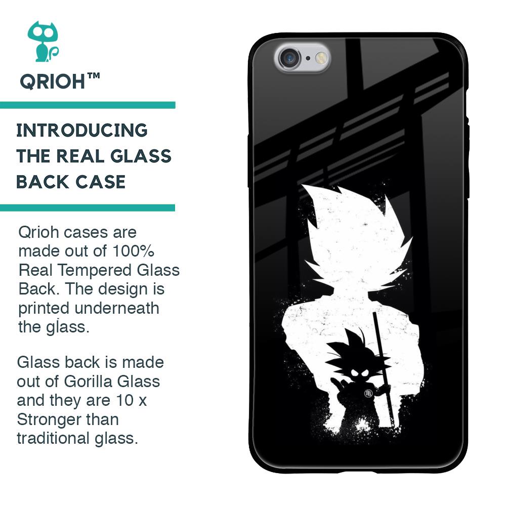 Monochrome Goku Glass Case for iPhone 6S