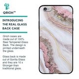 Pink & Gold Gllitter Marble Glass Case for iPhone 6S