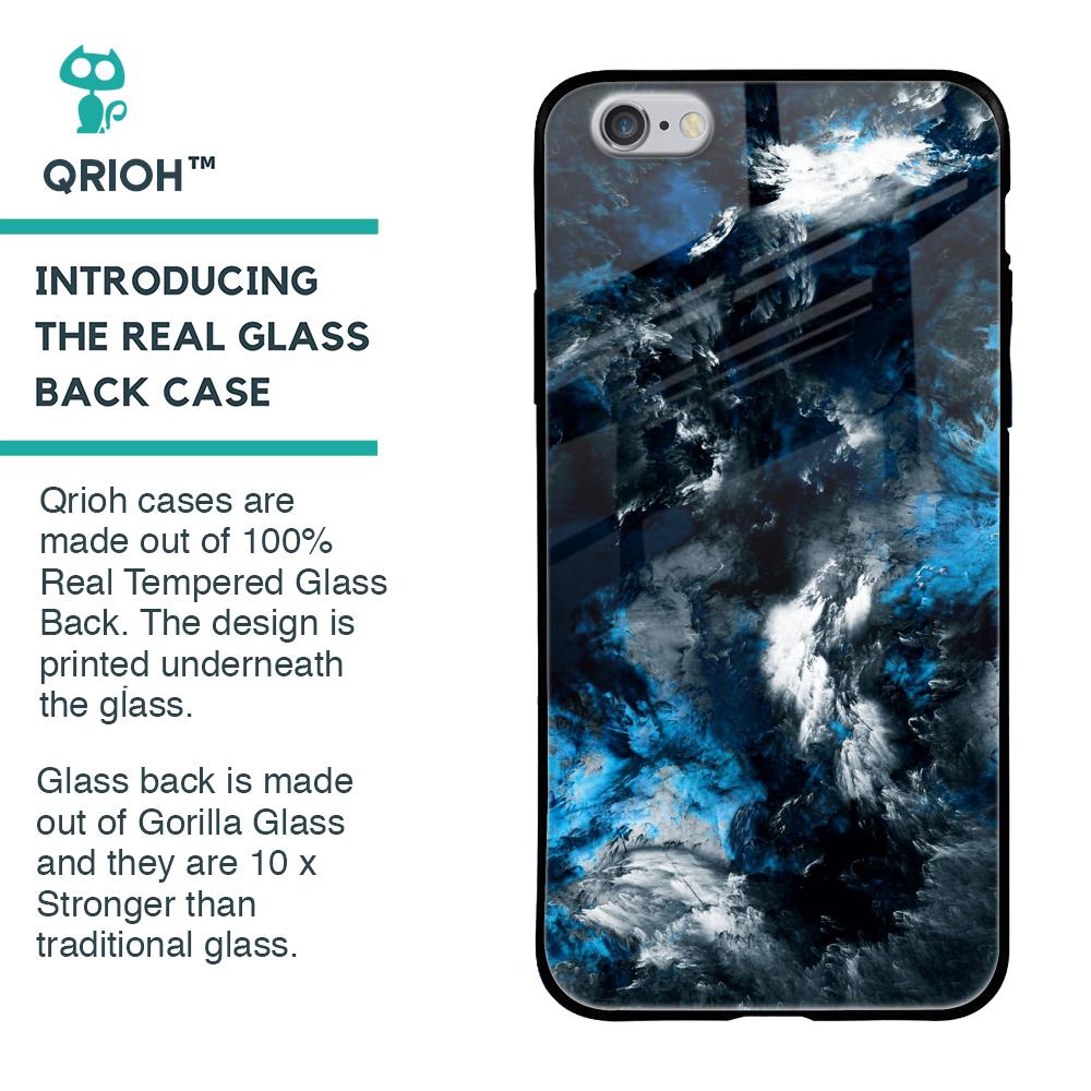 Cloudy Dust Glass Case for iPhone 6S