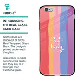 Lucky Abstract Glass Case for iPhone 6S