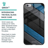 Multicolor Wooden Effect Glass Case for iPhone 6S