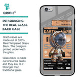 Space Ticket Glass Case for iPhone 6S