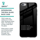 Black Soul Glass Case for iPhone 6S