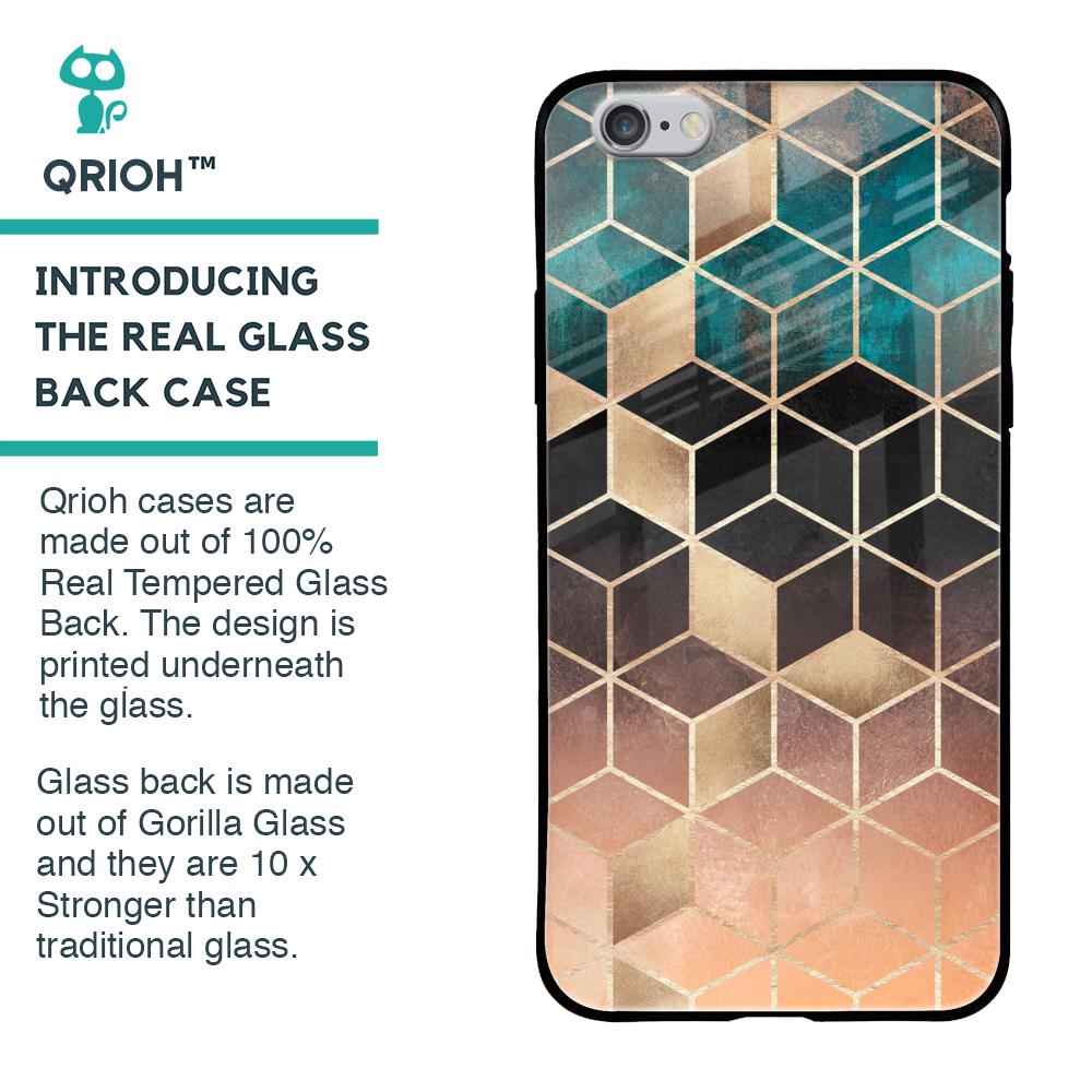 Bronze Texture Glass Case for iPhone 6S