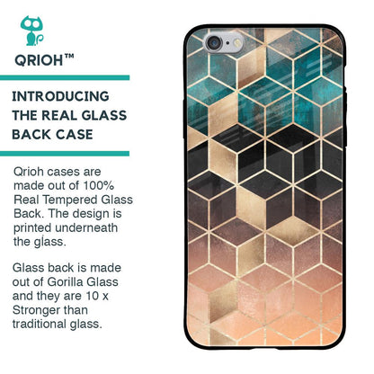 Bronze Texture Glass Case for iPhone 6S