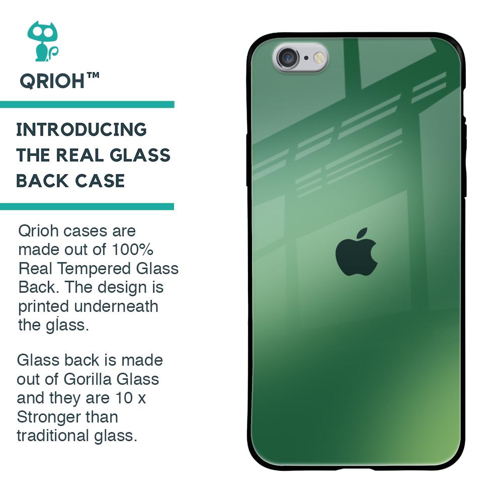 Green Grunge Texture Glass Case for iPhone 6S