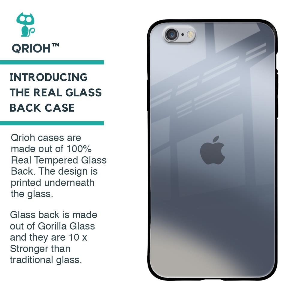 Space Grey Gradient Glass Case for iPhone 6S