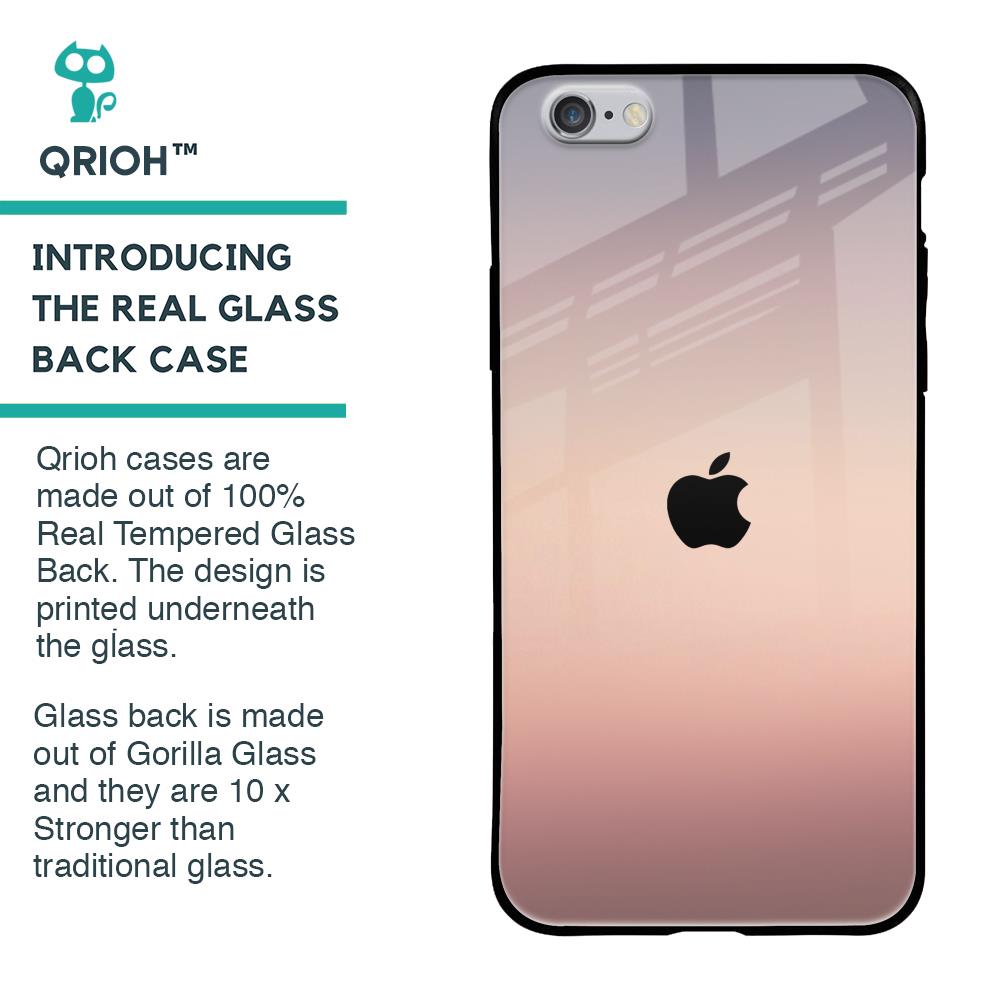 Golden Mauve Glass Case for iPhone 6S