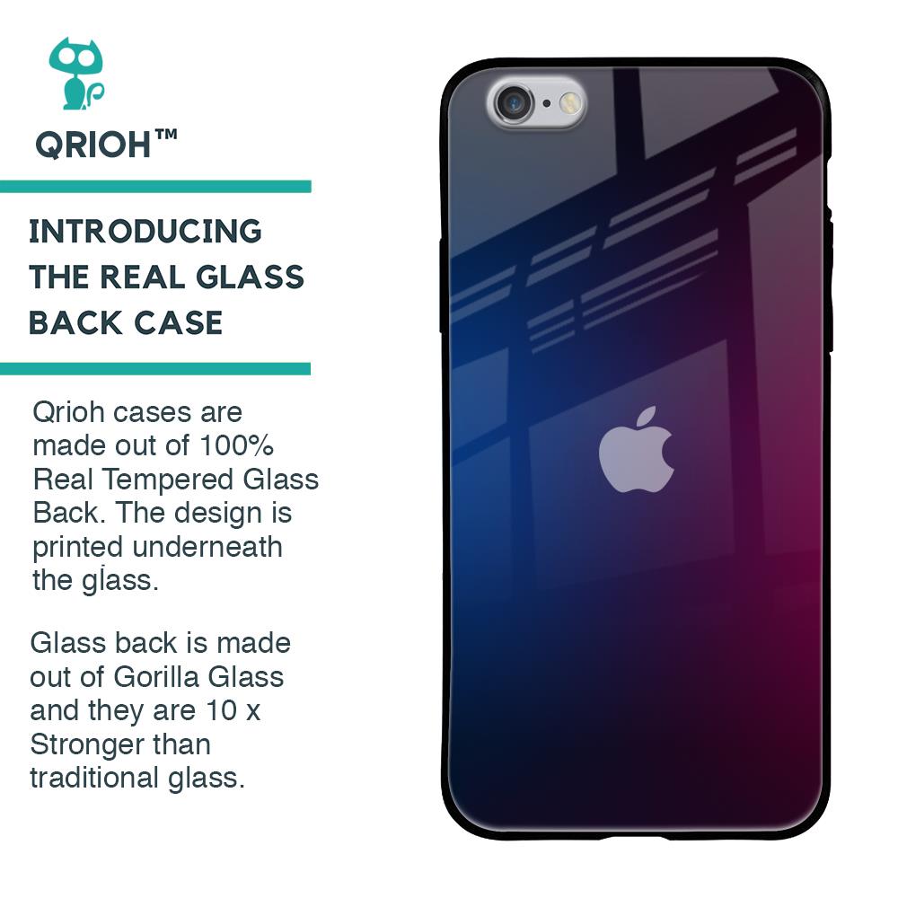 Mix Gradient Shade Glass Case For iPhone 6S