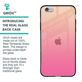 Pastel Pink Gradient Glass Case For iPhone 6S