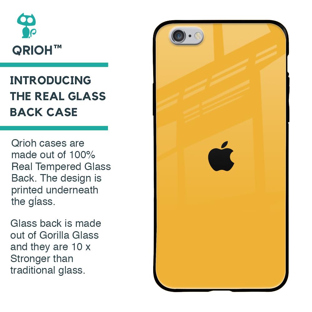 Fluorescent Yellow Glass case for iPhone 6S