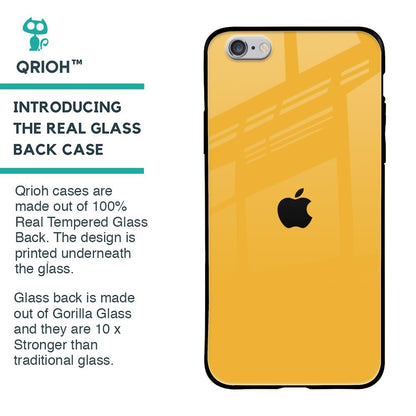Fluorescent Yellow Glass case for iPhone 6S