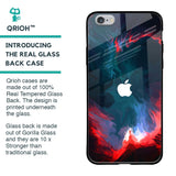 Brush Art Glass Case For iPhone 6S