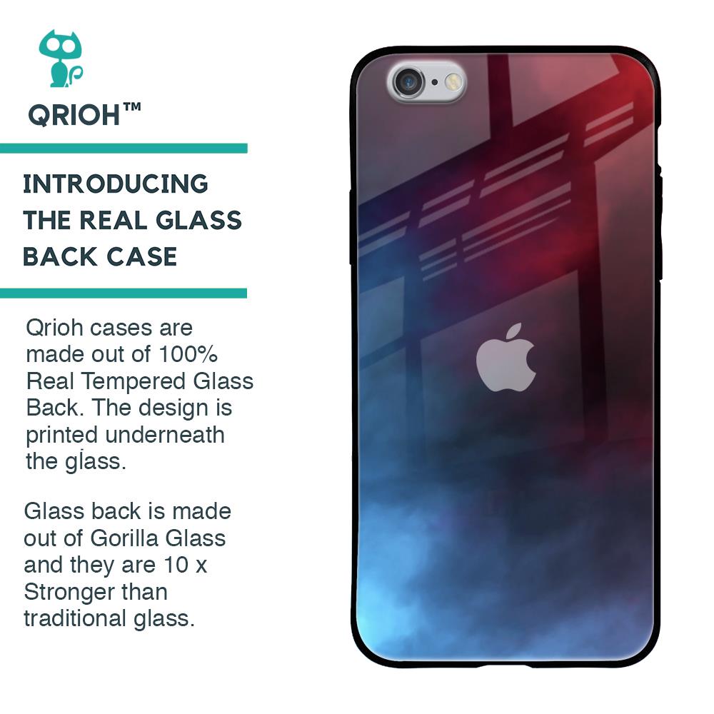Smokey Watercolor Glass Case for iPhone 6S