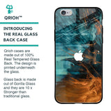 Golden Splash Glass Case for iPhone 6S