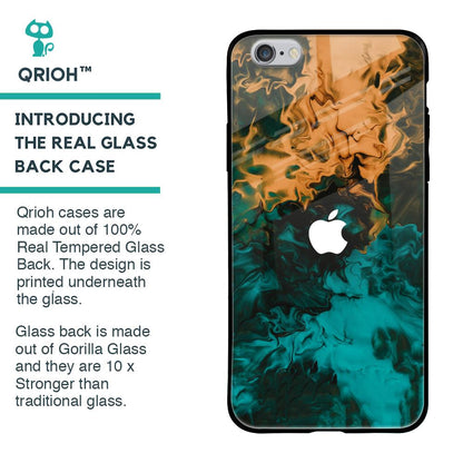 Watercolor Wave Glass Case for iPhone 6S