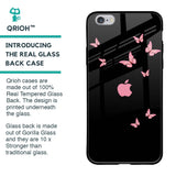 Fly Butterfly Glass Case for iPhone 6S