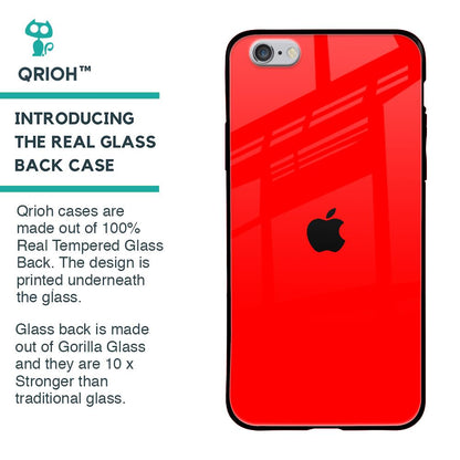 Blood Red Glass Case for iPhone 6S