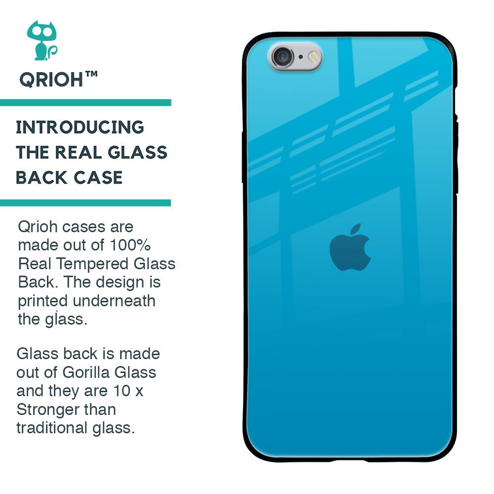 Blue Aqua Glass Case for iPhone 6S