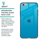 Blue Aqua Glass Case for iPhone 6S