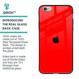 Blood Red Glass Case for iPhone 6S
