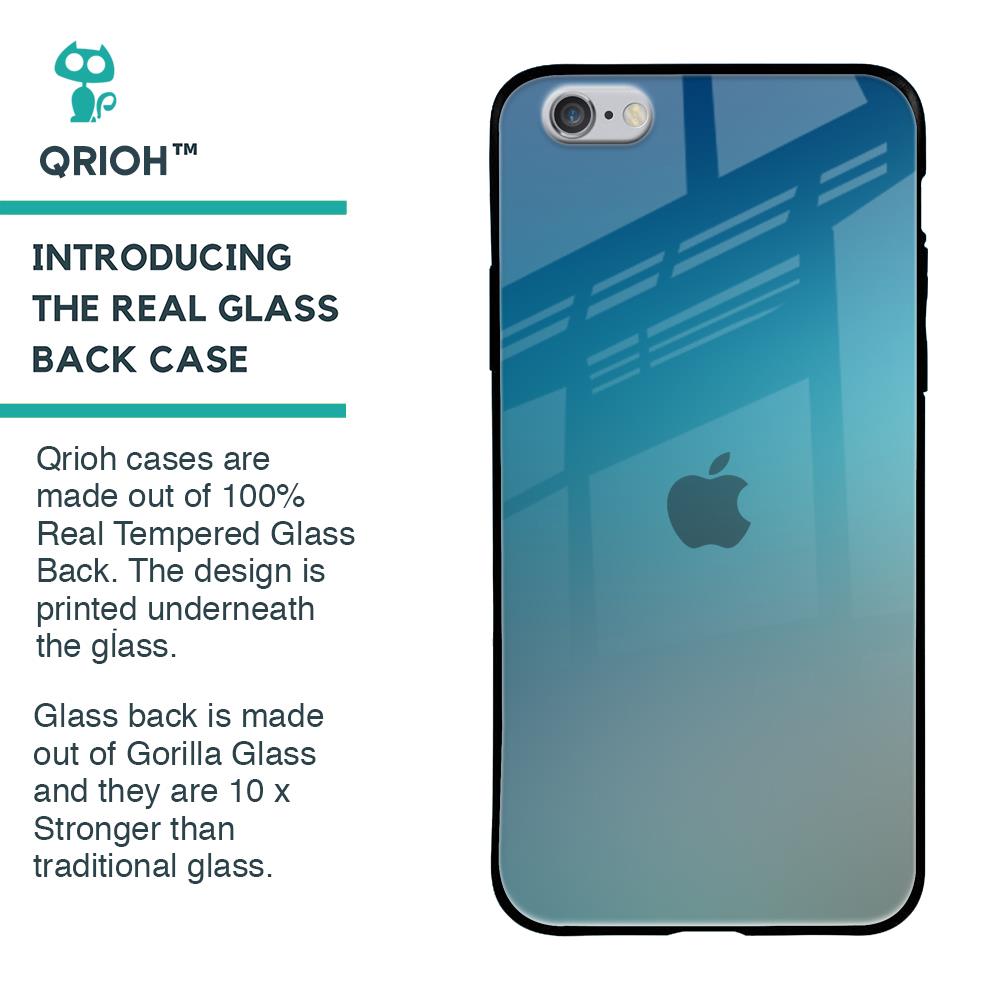 Sea Theme Gradient Glass Case for iPhone 6S