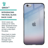 Light Sky Texture Glass Case for iPhone 6S