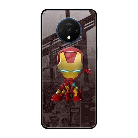 Angry Baby Super Hero OnePlus 7T Glass Back Cover Online