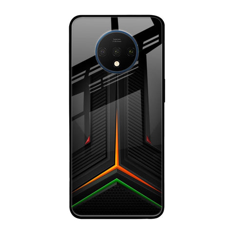 Modern Ultra Chevron OnePlus 7T Glass Back Cover Online
