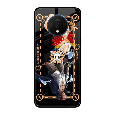 Shanks & Luffy OnePlus 7T Glass Back Cover Online