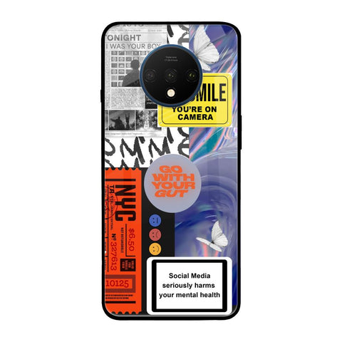 Smile for Camera OnePlus 7T Glass Back Cover Online