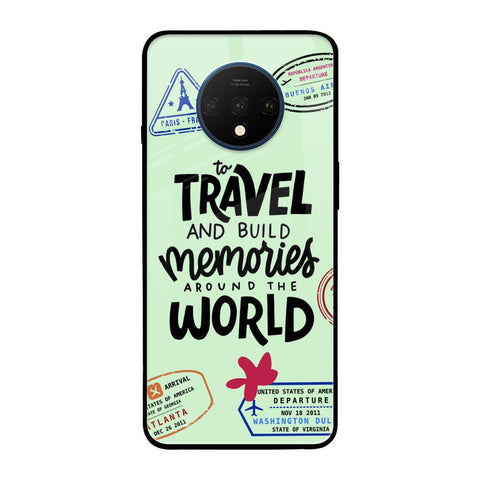 Travel Stamps OnePlus 7T Glass Back Cover Online