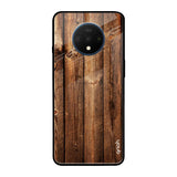 Timber Printed OnePlus 7T Glass Back Cover Online