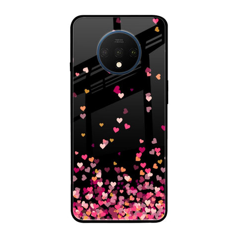 Heart Rain Fall OnePlus 7T Glass Back Cover Online