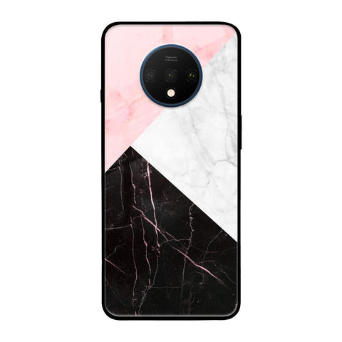 Marble Collage Art OnePlus 7T Glass Back Cover Online
