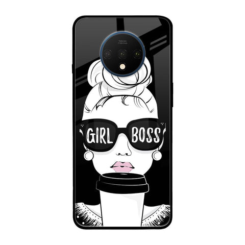 Girl Boss OnePlus 7T Glass Back Cover Online