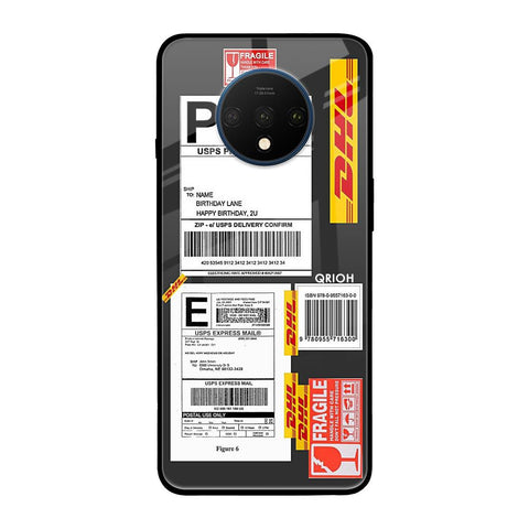 Cool Barcode Label OnePlus 7T Glass Back Cover Online