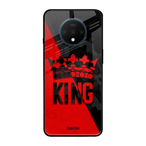 I Am A King OnePlus 7T Glass Back Cover Online