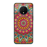 Elegant Mandala OnePlus 7T Glass Back Cover Online