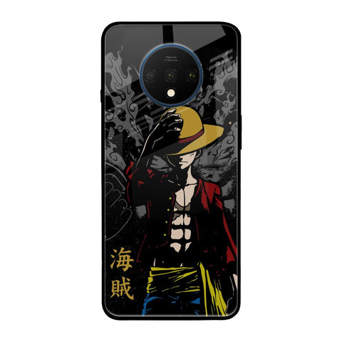 Dark Luffy OnePlus 7T Glass Back Cover Online