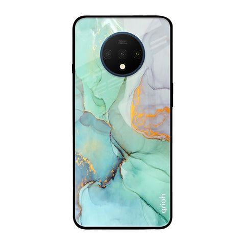 Green Marble OnePlus 7T Glass Back Cover Online