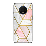 Geometrical Marble OnePlus 7T Glass Back Cover Online