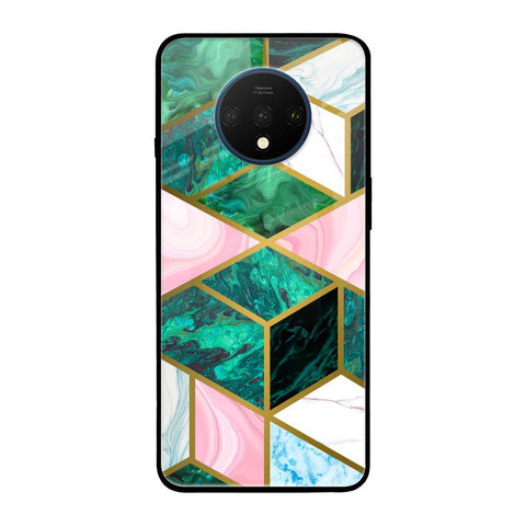 Seamless Green Marble OnePlus 7T Glass Back Cover Online