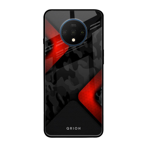 Modern Camo Abstract OnePlus 7T Glass Back Cover Online