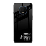 Push Your Self OnePlus 7T Glass Back Cover Online