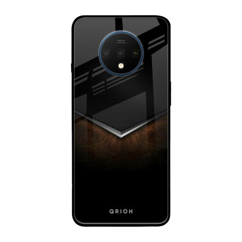 Dark Walnut OnePlus 7T Glass Back Cover Online