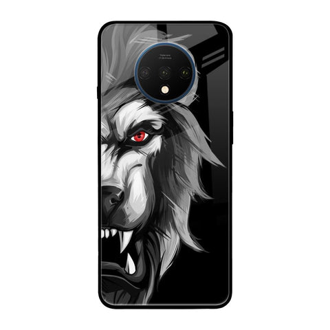 Wild Lion OnePlus 7T Glass Back Cover Online