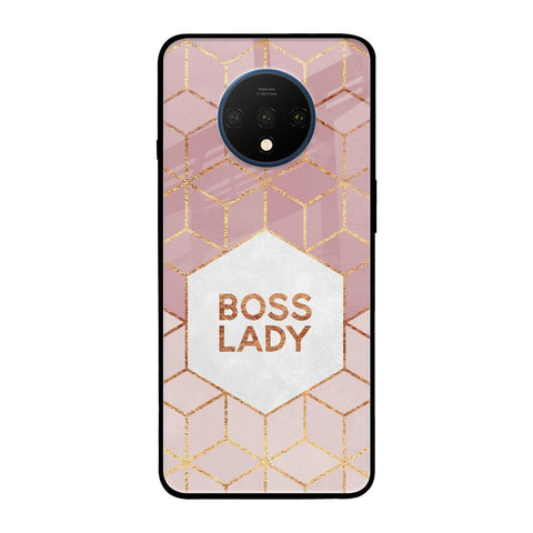 Boss Lady OnePlus 7T Glass Back Cover Online