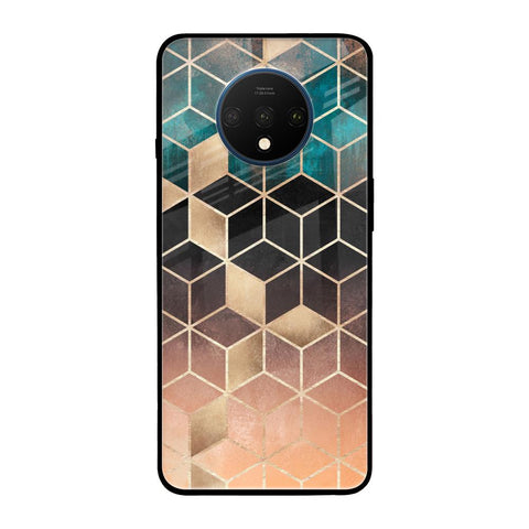 Bronze Texture OnePlus 7T Glass Back Cover Online
